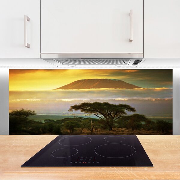 Nástenný panel  Strom hory príroda 125x50 cm