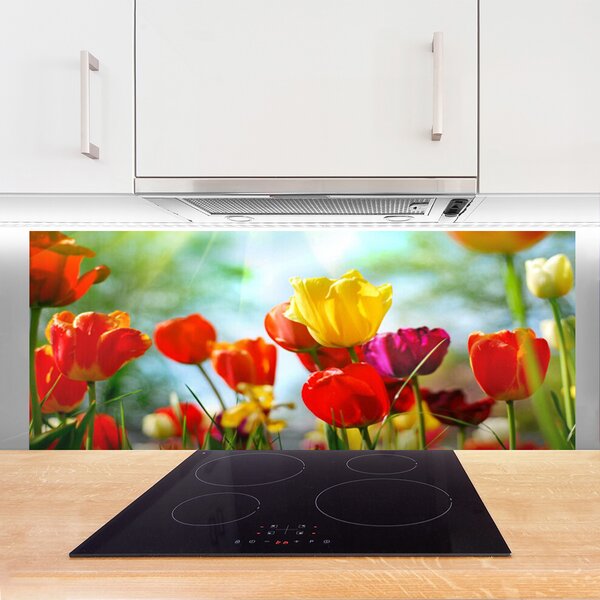 Nástenný panel  Kvet 125x50 cm