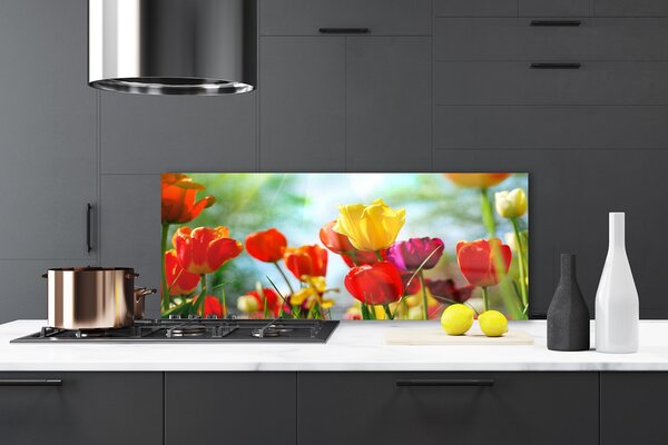Nástenný panel  Kvet 125x50 cm