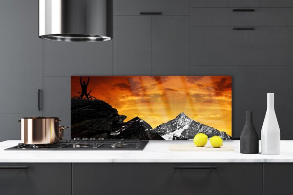 Nástenný panel  Hory príroda 125x50 cm