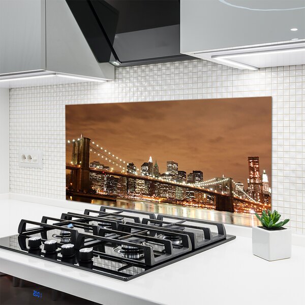 Nástenný panel  Most mesto architektúra 120x60 cm