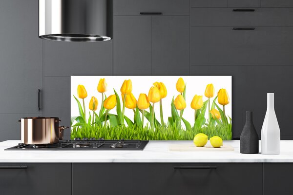 Nástenný panel  Tulipány 125x50 cm