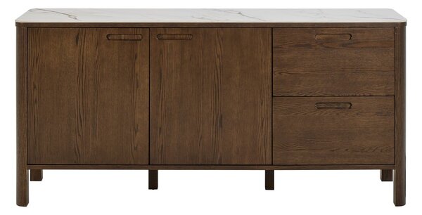 Hnedá komoda v dekore duba 160x75x40 cm Southampton – Actona