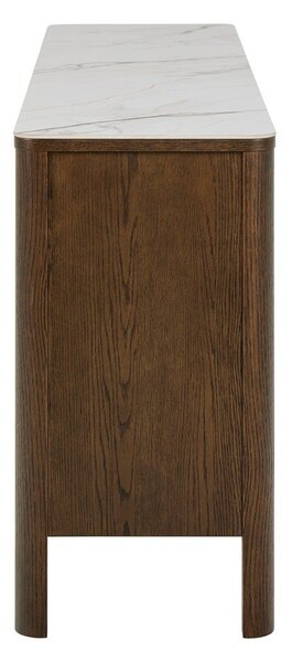 Hnedá komoda v dekore duba 160x75x40 cm Southampton – Actona