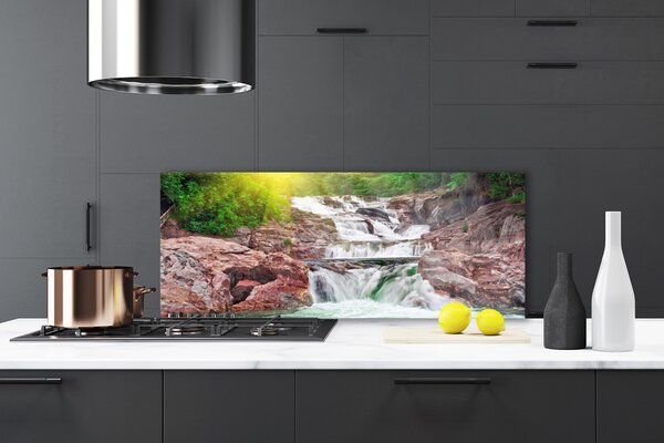 Nástenný panel  Vodopád príroda 125x50 cm