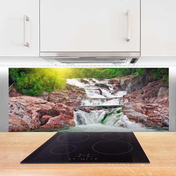 Nástenný panel  Vodopád príroda 125x50 cm