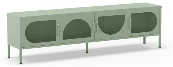 TV stolík v mentolovej farbe 180x50 cm Tayra – Marckeric
