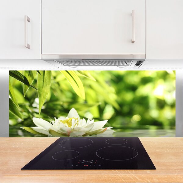 Nástenný panel  Kvet listy 125x50 cm