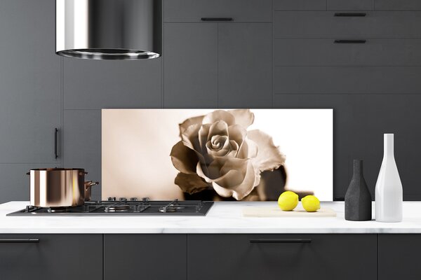 Nástenný panel  Ruže kvet 125x50 cm