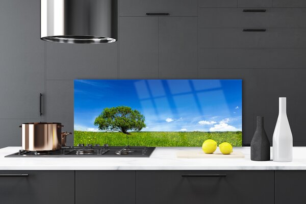 Nástenný panel  Tráva strom príroda 125x50 cm