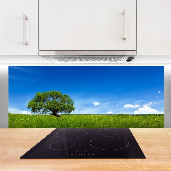 Nástenný panel  Tráva strom príroda 125x50 cm
