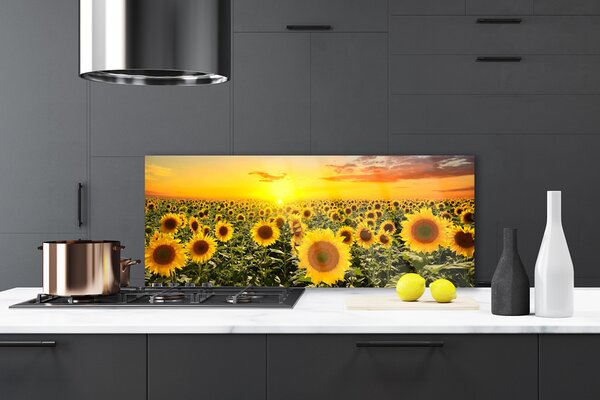 Nástenný panel  Slnečnica 125x50 cm