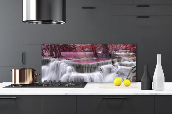 Nástenný panel  Vodopád góry príroda 125x50 cm