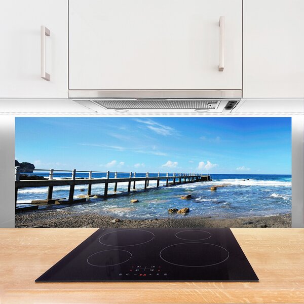 Nástenný panel  Oceán pláž príroda 125x50 cm