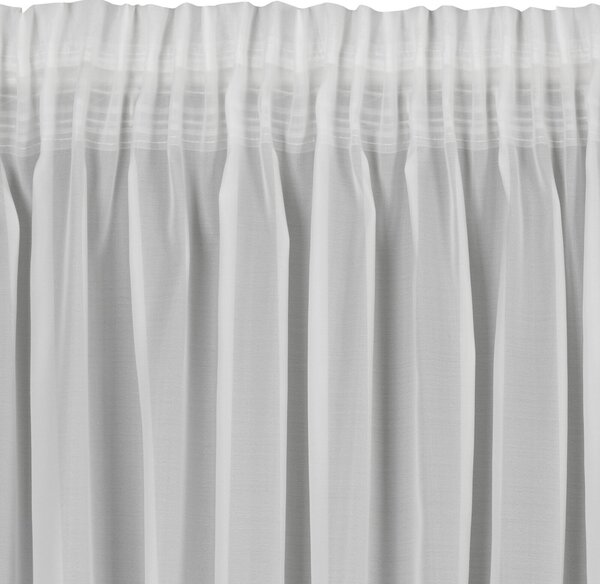 ZÁCLONA NA PÁSKE KAREN 140X270 CM BIELA