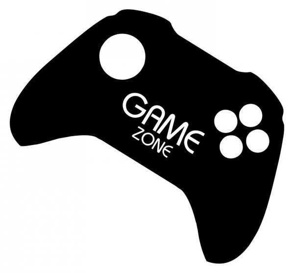 Pieris design Game zone - XBox - nálepka na stenu pro hráče biela