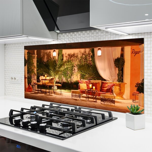 Nástenný panel  Reštaurácie architektúra 140x70 cm