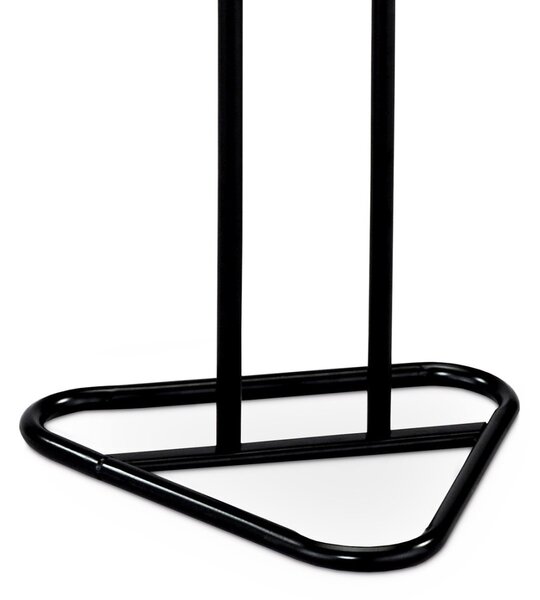 Autronic NEMÝ SLUHA - obľúbený vešiak s kovovou konštrukciou - 108 cm - čierny