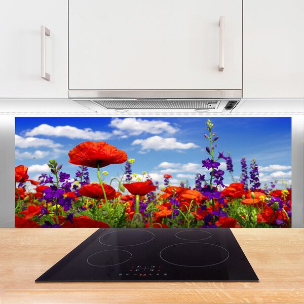 Nástenný panel  Tulipány rastlina 125x50 cm
