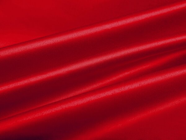 Látka polyesterový satén LUX-013 Červená - šírka 150 cm