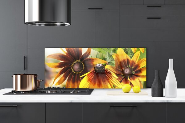 Nástenný panel  Kvety rastlina 125x50 cm