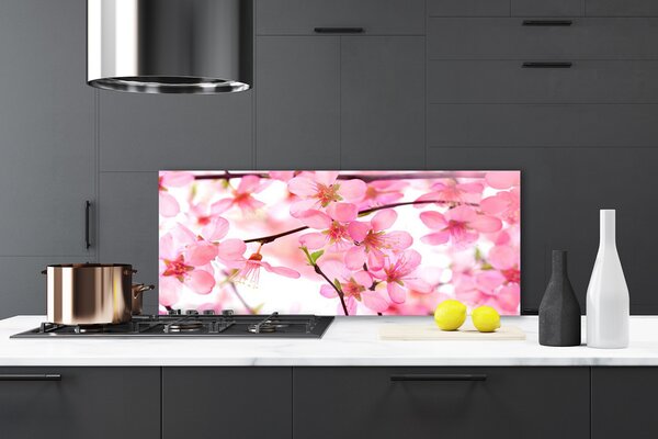 Nástenný panel  Kvety rastlina 125x50 cm