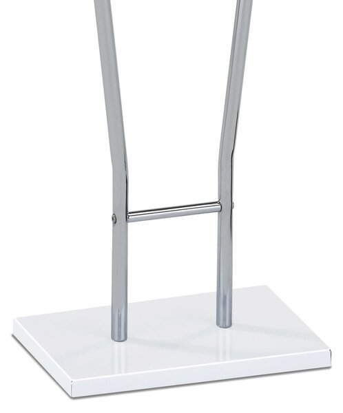 Autronic NEMÝ SLUHA - moderný kovový biely - 110 cm, kov