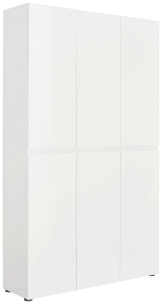 SKRINKA NA TOPÁNKY, biela, 120/200/34 cm Xora - Skrine, regály & police na topánky