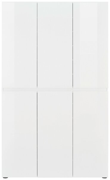SKRINKA NA TOPÁNKY, biela, 120/200/34 cm Xora - Skrine, regály & police na topánky