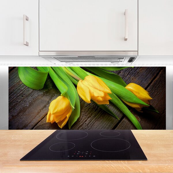 Nástenný panel  Tulipány kvety 125x50 cm