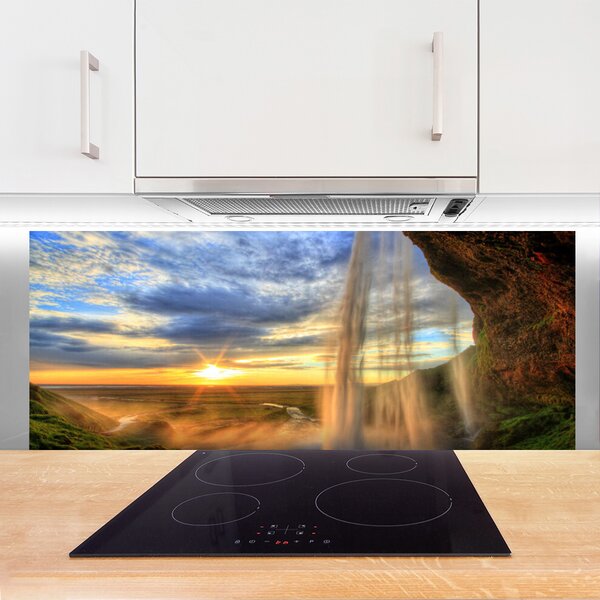 Nástenný panel  Vodopád príroda 125x50 cm