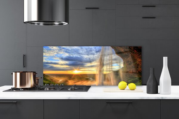 Nástenný panel  Vodopád príroda 125x50 cm