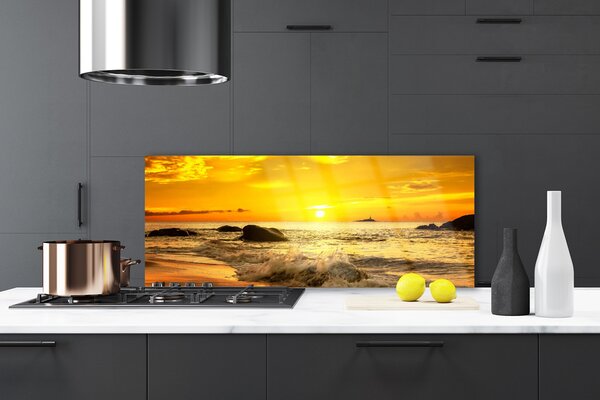 Nástenný panel  Oceán pláž príroda 125x50 cm