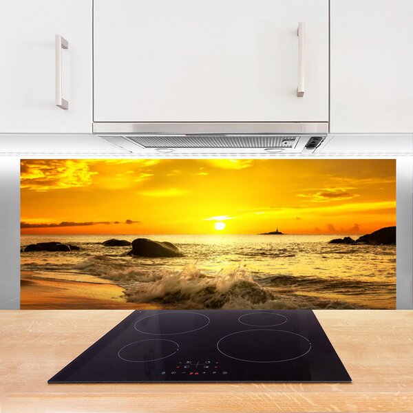 Nástenný panel  Oceán pláž príroda 125x50 cm