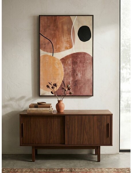 Tlačený/s ručne maľovanými prvkami obraz s rámom/na plátne 83x123 cm Gallery – Bizzotto