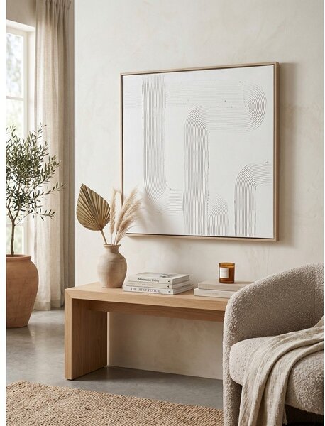 Ručne maľovaný obraz s rámom/na plátne 83x83 cm Texture – Bizzotto