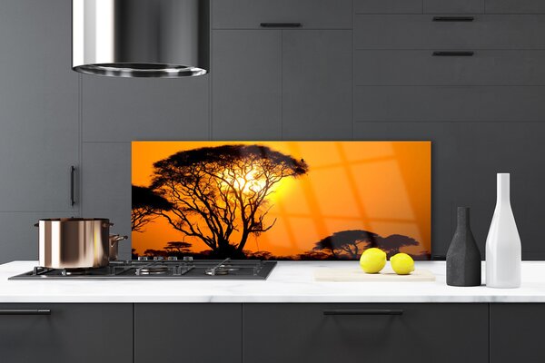 Nástenný panel  Strom slnko príroda 125x50 cm