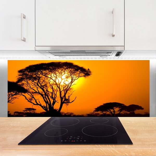 Nástenný panel  Strom slnko príroda 125x50 cm