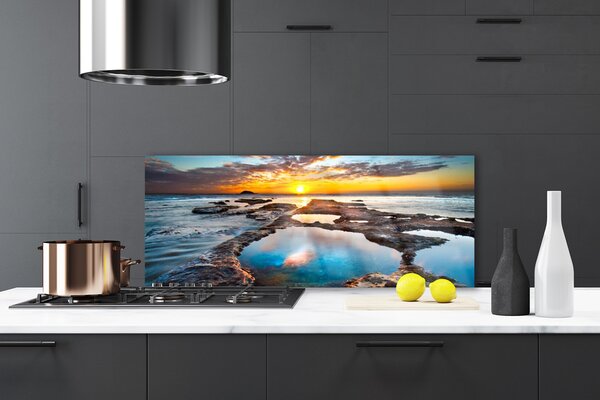 Nástenný panel  More slnko krajina 125x50 cm