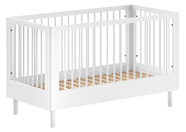 Biela postieľka z bukového dreva 70x140 cm Forrest – Vipack