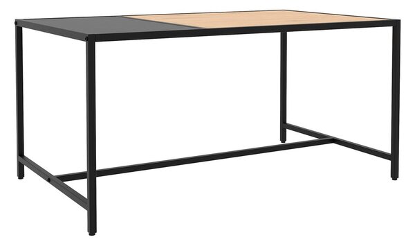 Čierny/v prírodnej farbe konferenčný stolík 60x100 cm Altino – Unique Furniture