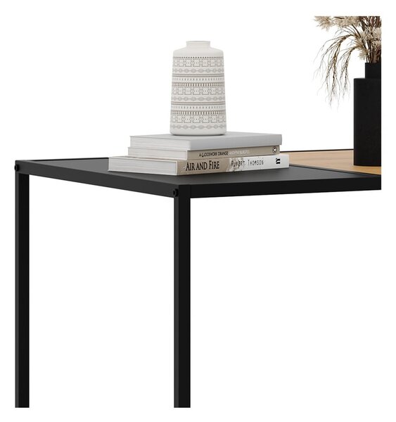 Čierny/v prírodnej farbe konferenčný stolík 60x100 cm Altino – Unique Furniture