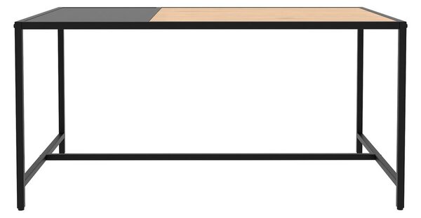 Čierny/v prírodnej farbe konferenčný stolík 60x100 cm Altino – Unique Furniture