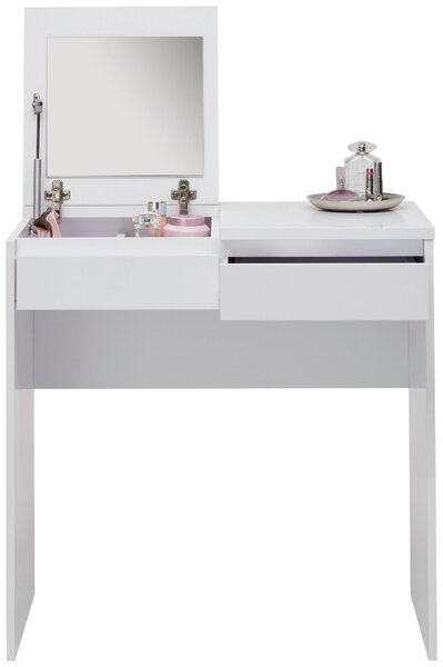 TOALETNÝ STOLÍK, biela, 80/48/78,9 cm Carryhome - Toaletné stolíky