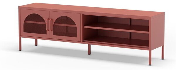 TV stolík v tehlovej farbe 160x50 cm Diora – Marckeric