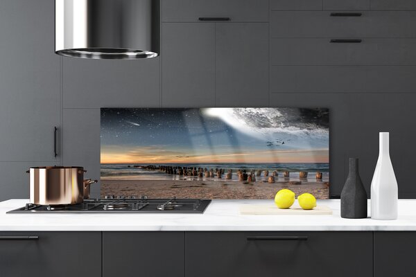 Nástenný panel  Oceán pláž príroda 125x50 cm