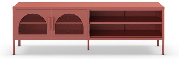 TV stolík v tehlovej farbe 160x50 cm Diora – Marckeric