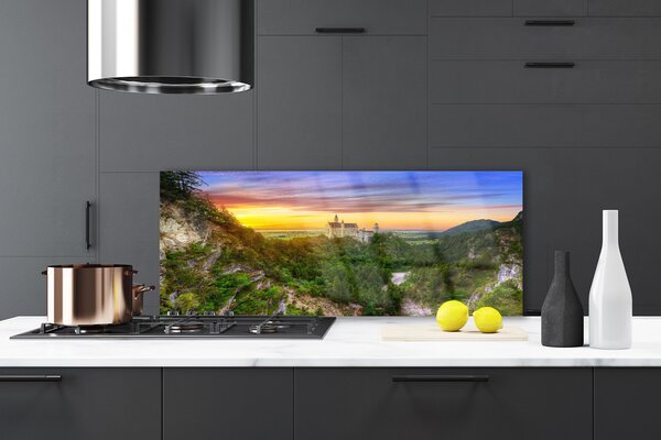 Nástenný panel  Hory príroda 125x50 cm