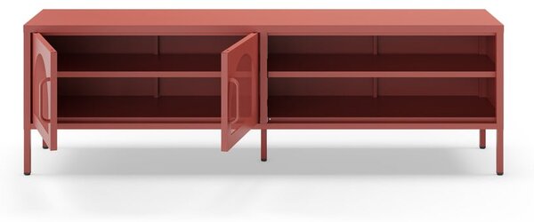 TV stolík v tehlovej farbe 160x50 cm Diora – Marckeric