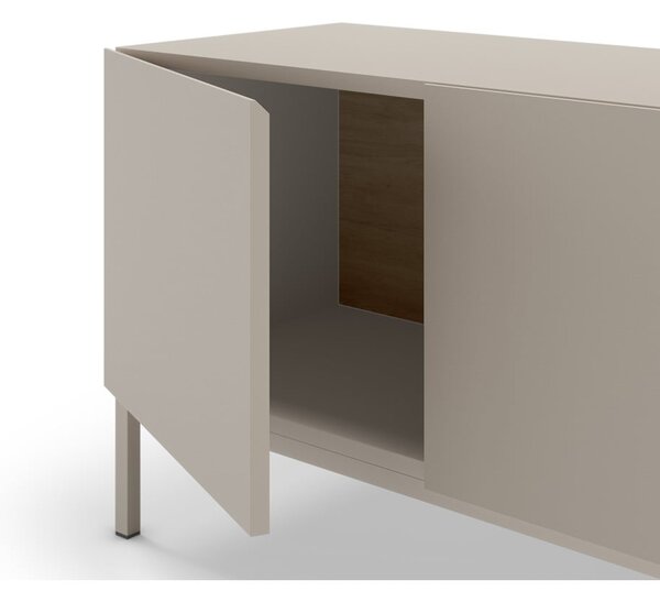 Krémový TV stolík 180x55 cm Cailin – Marckeric